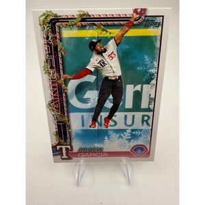 Adolis Garcia 2023 Topps Holiday Texas Rangers Baseball Card H61 X6T091